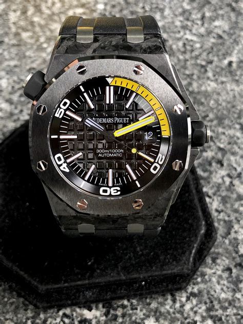 audemars piguet divers watch|audemars piguet forged carbon diver.